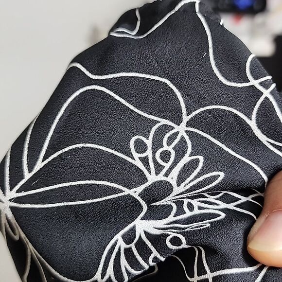 Hillard & Hanson floral print sheer fully lined career wear skirt NWT sz XL - Picture 6 of 7